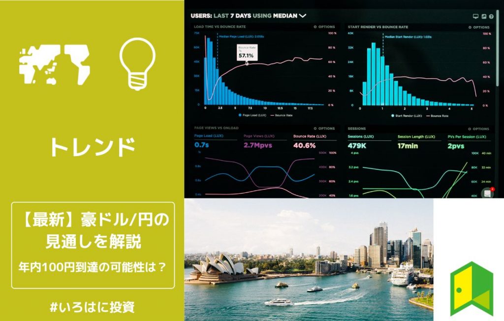 2023年】豪ドル/円の見通しを解説！年内100円到達の可能性はある