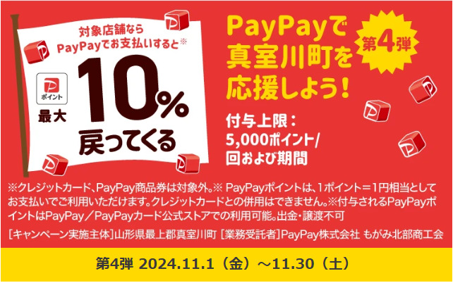 PAYPAYキャンペーン画像(山形)