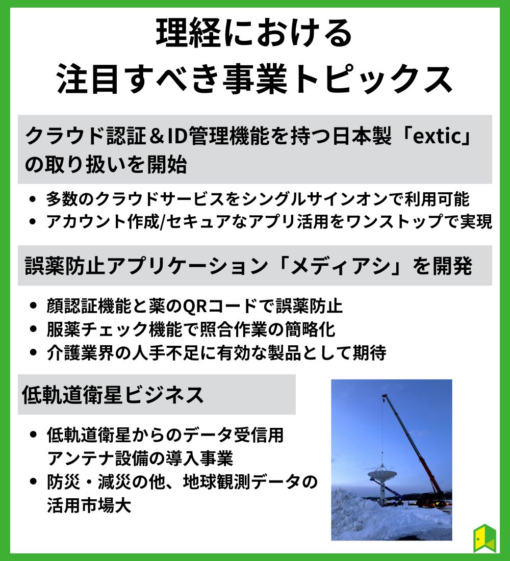 理経 注目の事業トピック